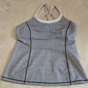lululemon athletica Black and White Camisole